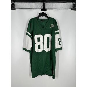 Vintage Logo Athletic New York Jets Wayne Chrebet #80‎ Jersey Green Mens Size XL